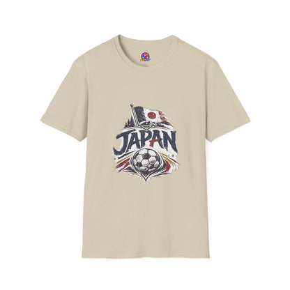 Japan Soccer T-Shirt – Vintage Flag & Crest Football Tee