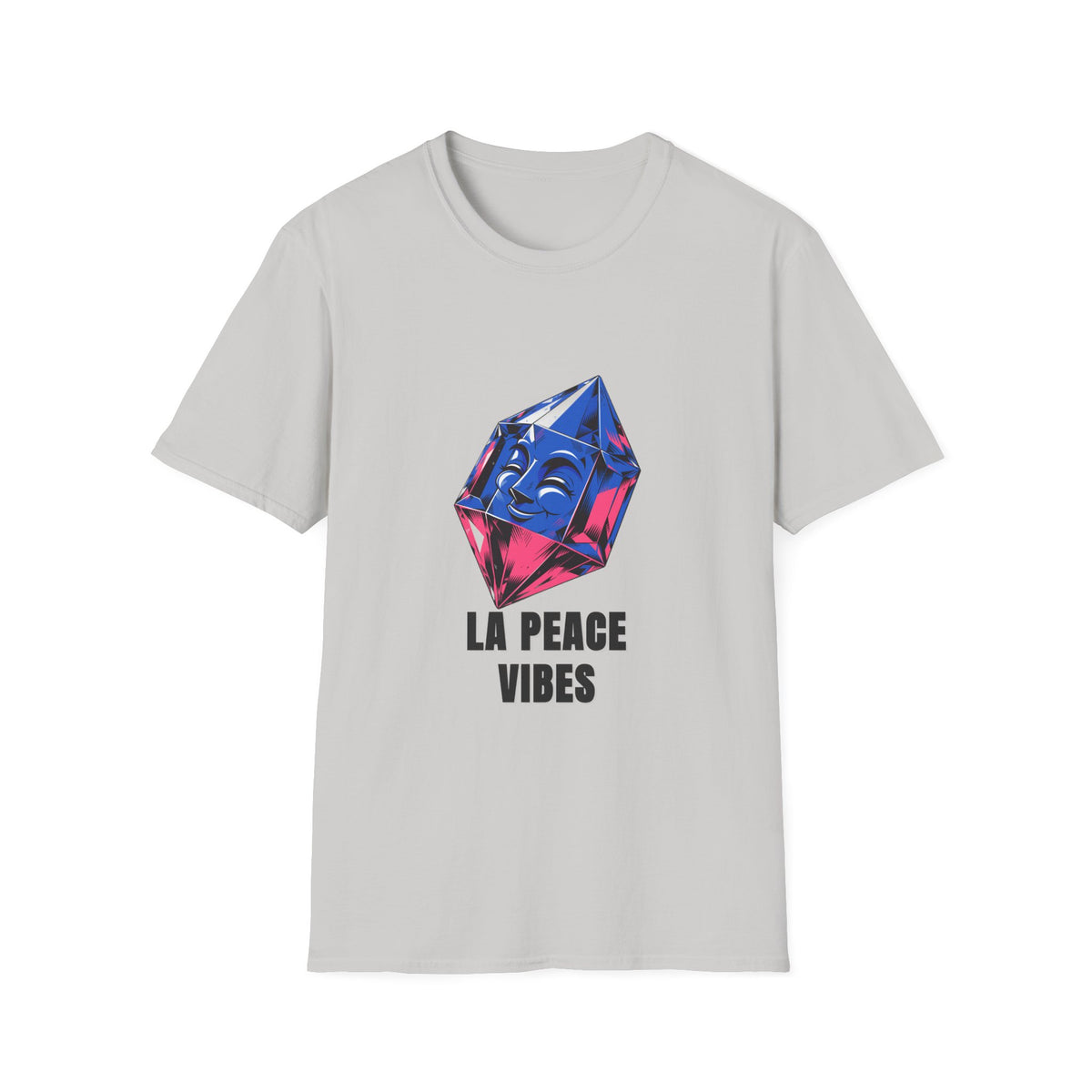 Peace Vibes T-Shirt — Blue Crystal Smiling Buddha Graphic Tee - Trending Now - August 2026