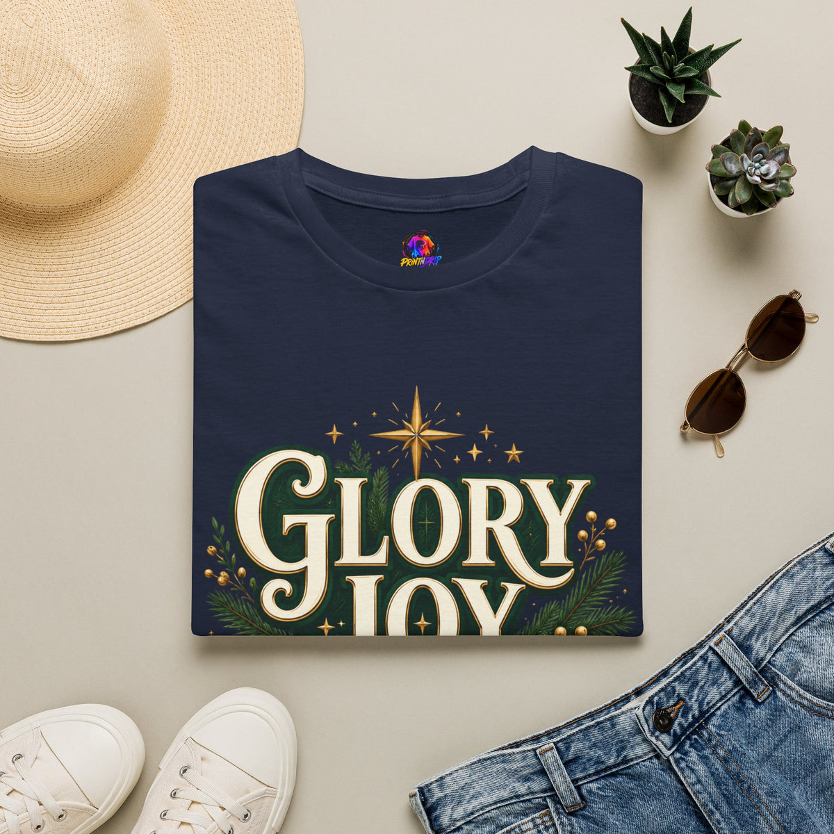 Glory Joy Peace Christmas T-Shirt