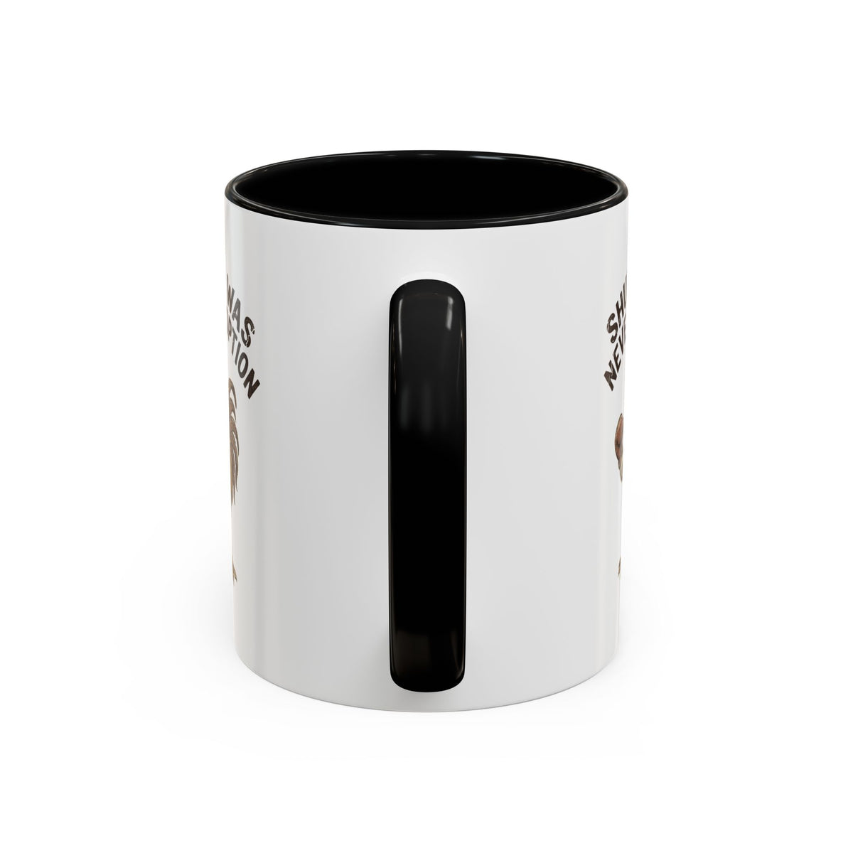 "Shut Up Was Never An Option" Funny And Witty Accent Coffee Mug (11, 15oz)