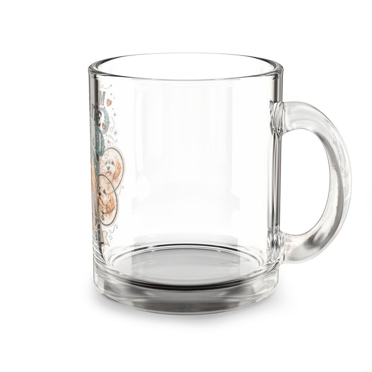 Milo Bailey Dog Dad Mom  Glass Mug 10 oz Glass Mug — "My Favorite Child" Dog Mom Club 10oz
