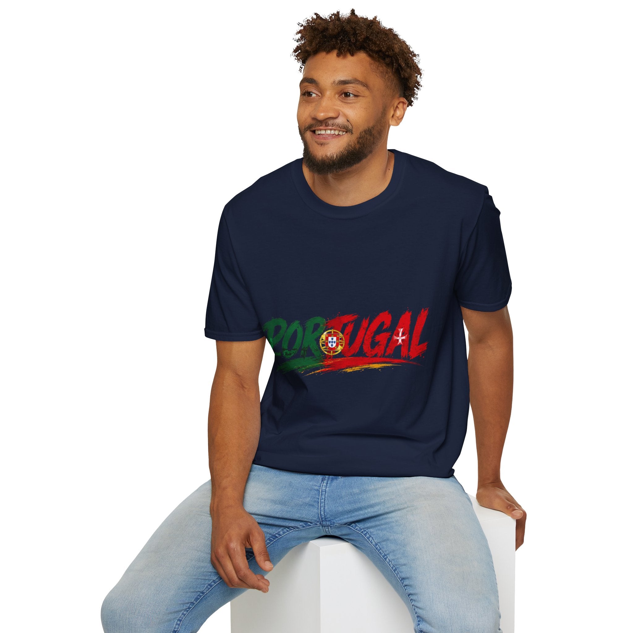 Portugal Flag Script T-Shirt — Portuguese Pride Tee