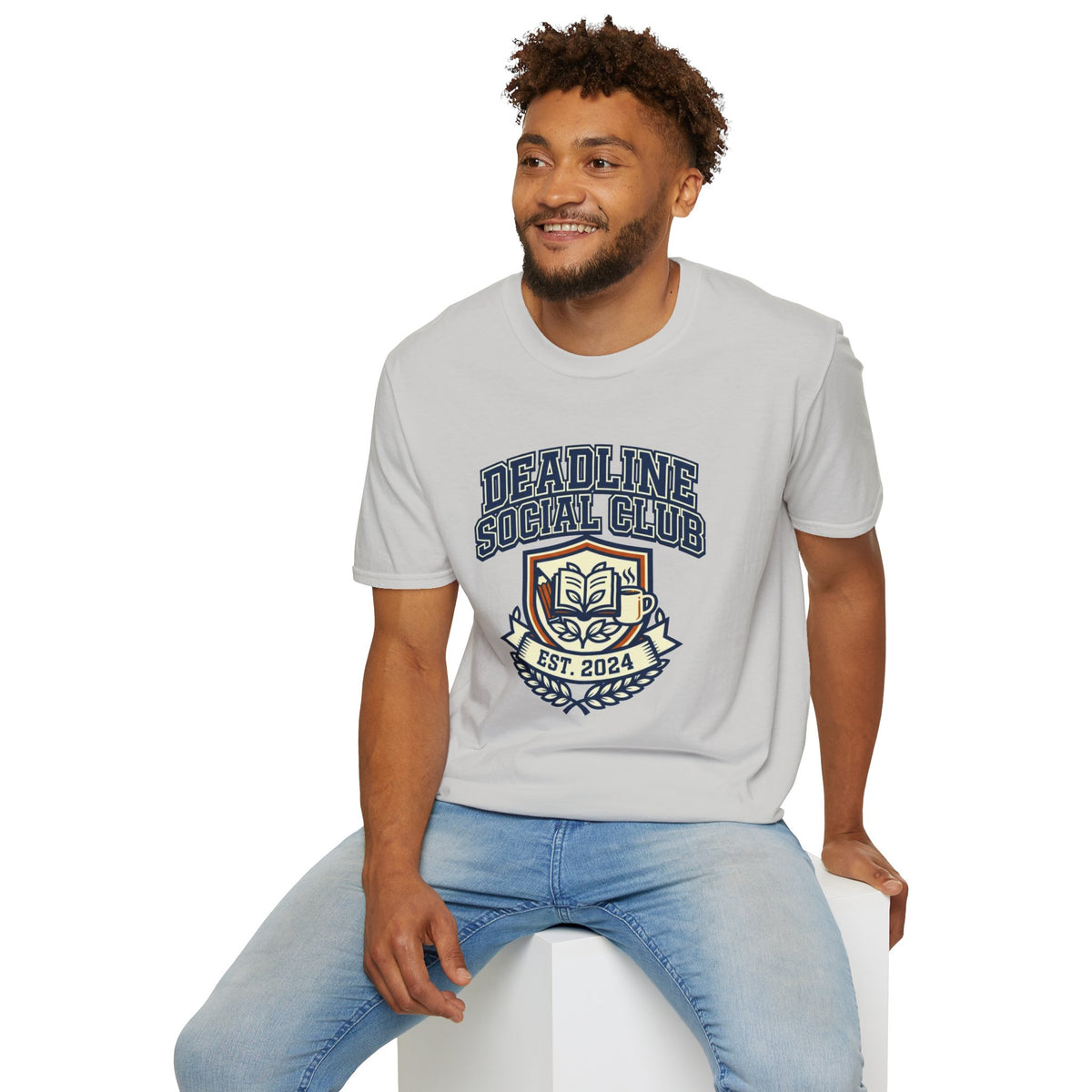 Deadline Social Club T-Shirt — Retro Collegiate Badge Tee - Trending Now - August 2026