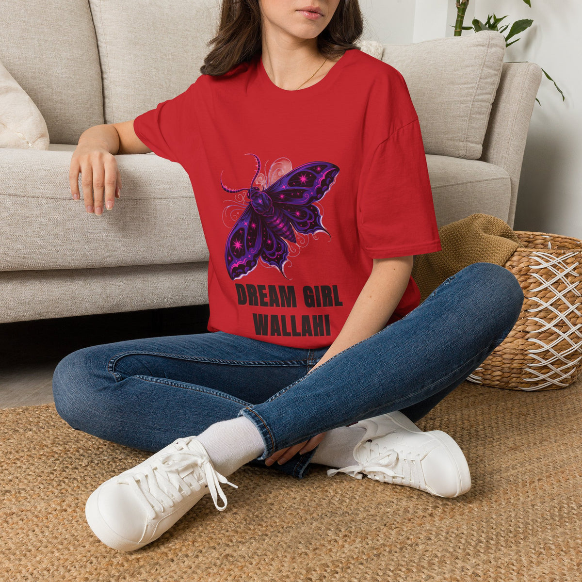 Dream Girl Wallahi Moth T-Shirt - Celestial Goth Graphic Tee - Trending Now - September 2026