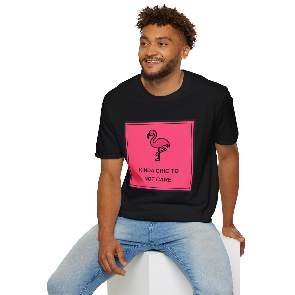 Flamingo 'Kinda Chic To Not Care' Graphic T-Shirt - Trending Now - August 2026