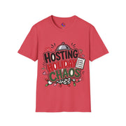 Hosting Holiday Chaos T-Shirt — Funny Christmas Party Host Tee