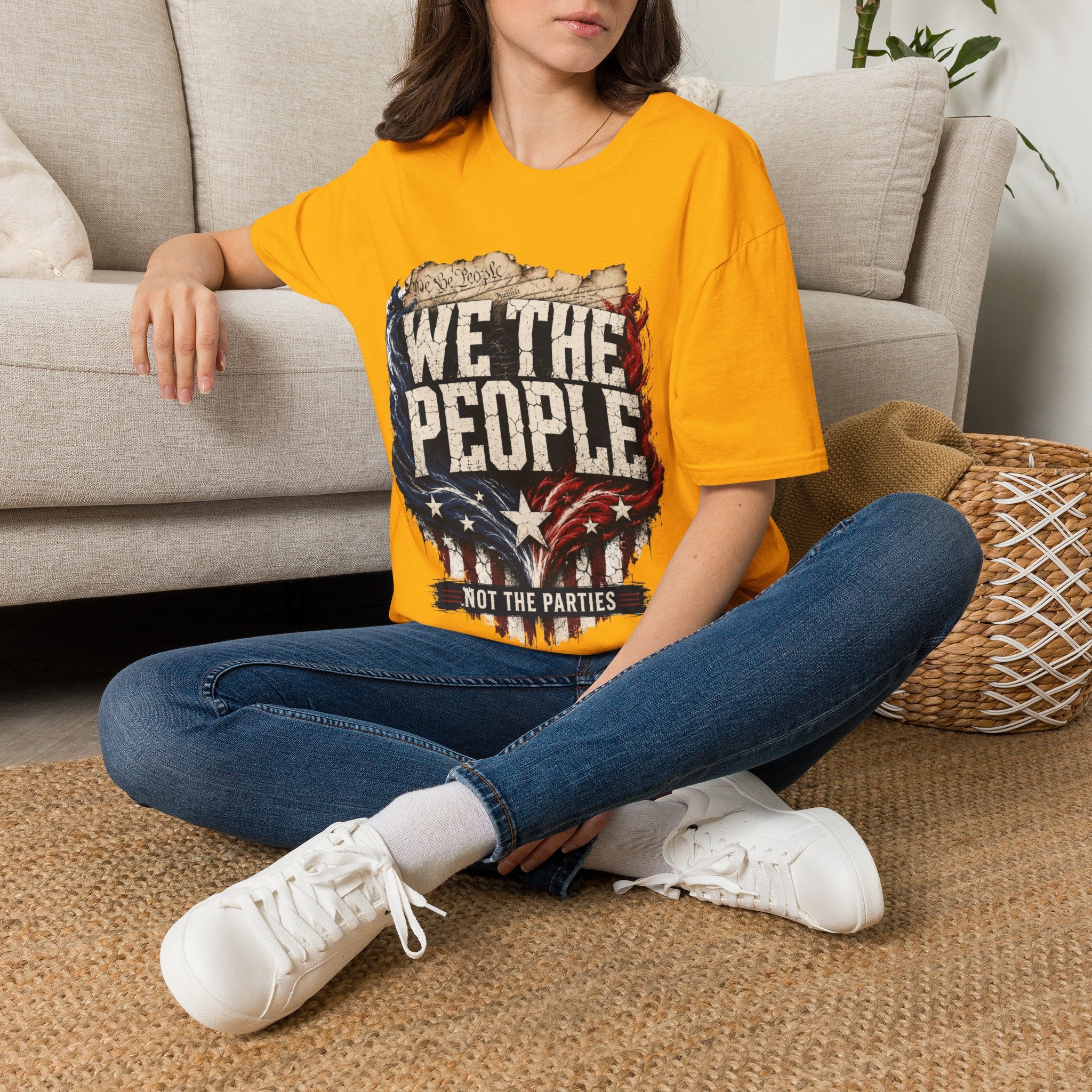 We The People T‑Shirt — Patriotic Americana Tee with ‘We The People’ Design