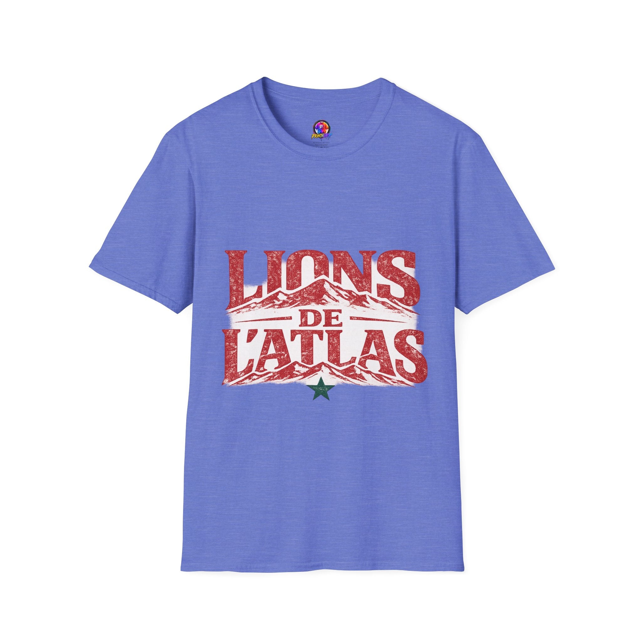 Morocco Lions de Atlas T-Shirt — Vintage Moroccan Atlas Mountain Graphic Tee