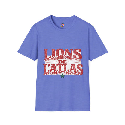 Morocco Lions de Atlas T-Shirt — Vintage Moroccan Atlas Mountain Graphic Tee