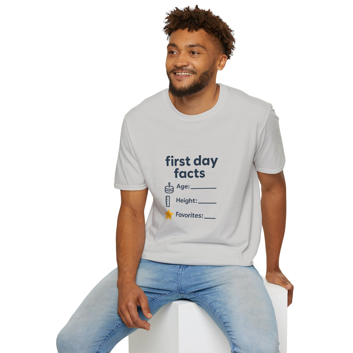 T-Shirt — "First Day Facts" Casual Graphic Tee for Students & Teachers - Trending Now - August 2026