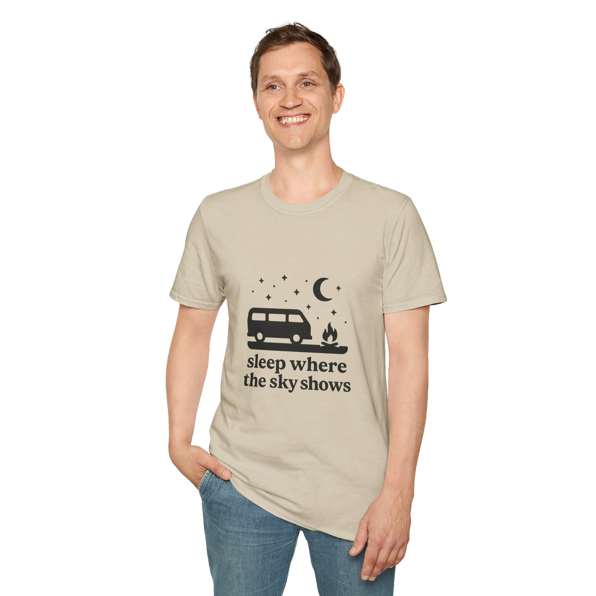 Retro Camper Night Sky T-Shirt - Trending Now - August 2026