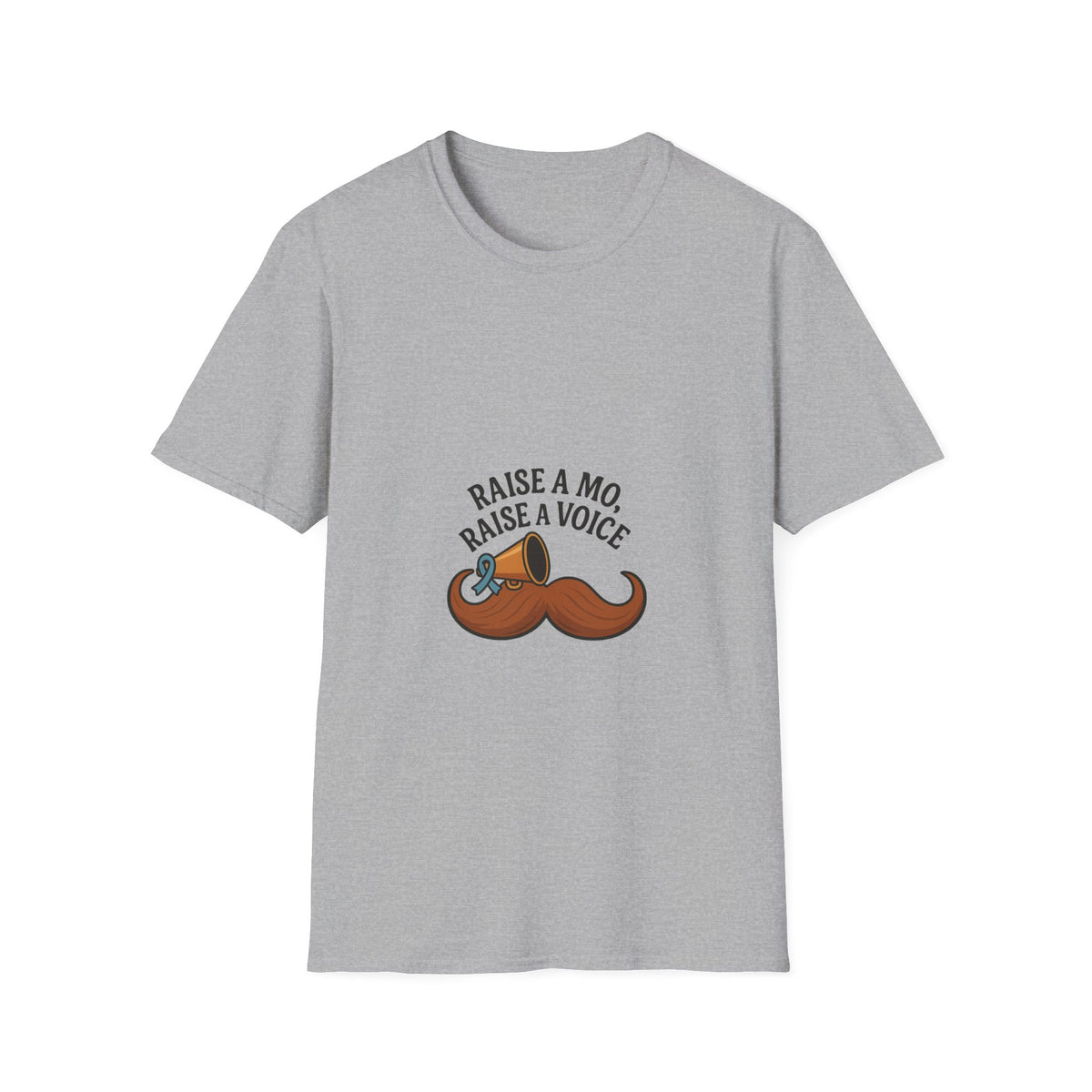 Raise a Mo, Raise a Voice Mustache T-Shirt - Trending Now - October 2026