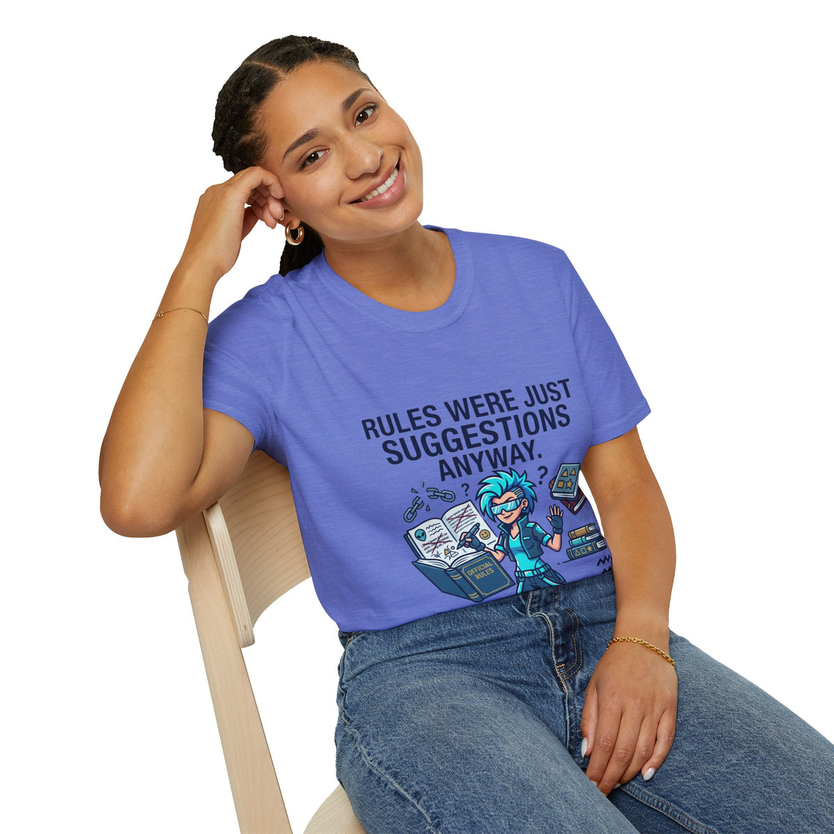 Aquarius Zodiac T‑Shirt — "Rules Were Just Suggestions Anyway" Graphic Tee