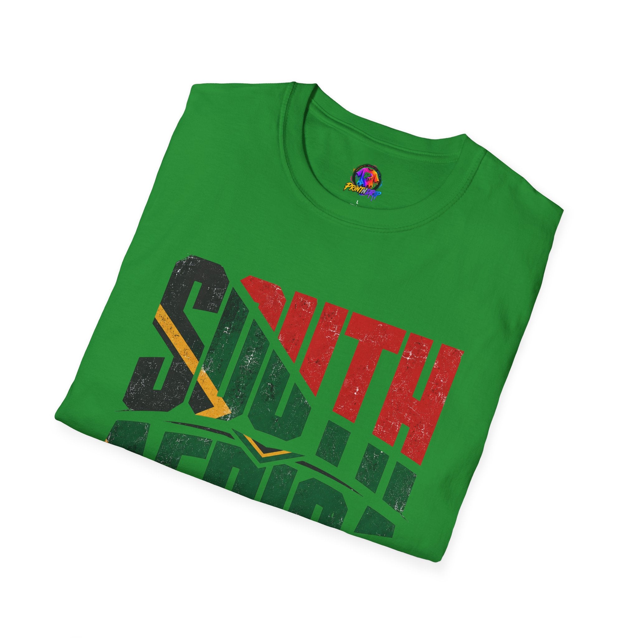 South Africa Soccer T-Shirt — Vintage Flag Football Fan Tee