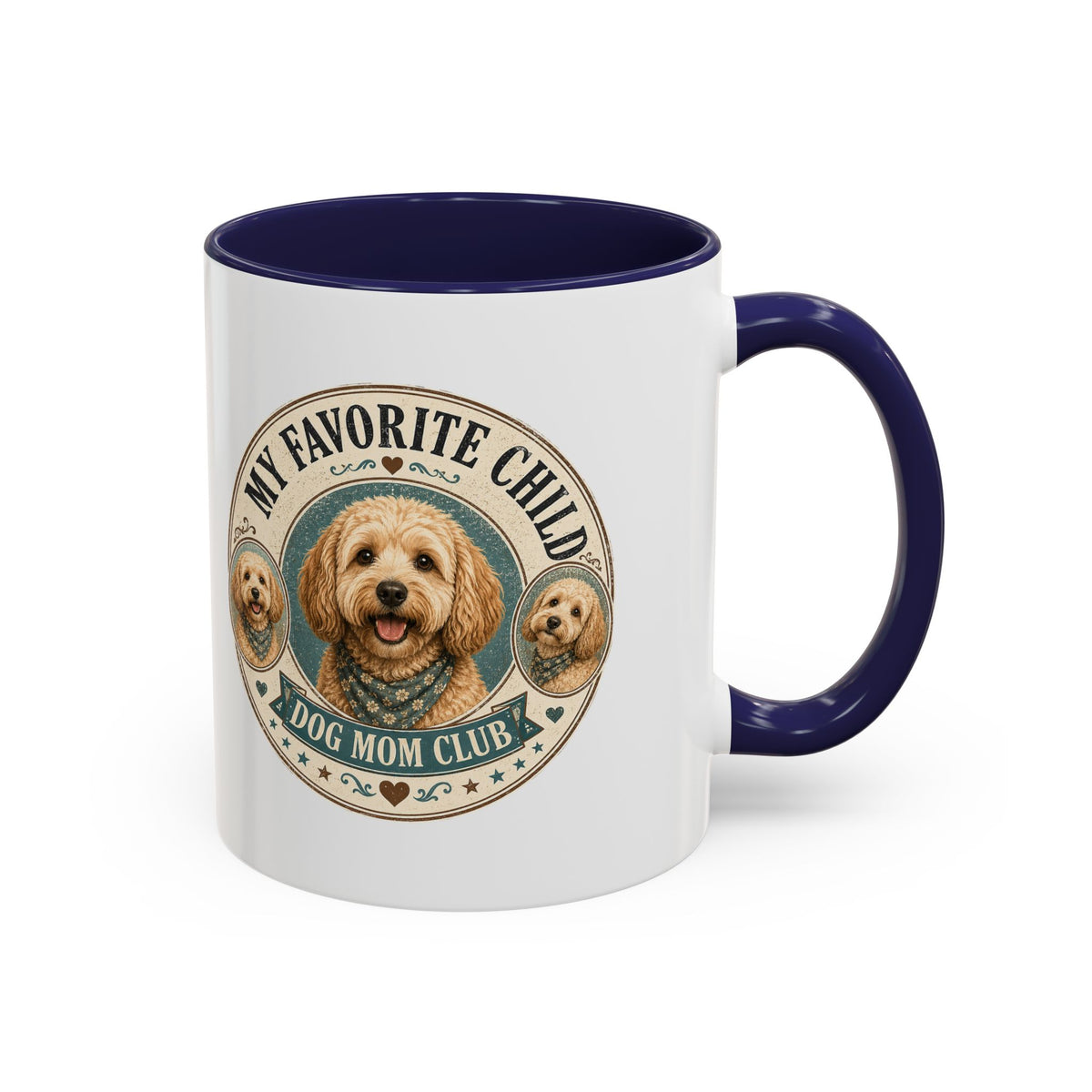 Milo Bailey Dog Dad Mom Dog Mom Coffee Mug — "My Favorite Child" Accent Mug