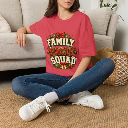 Family Jingle Squad Christmas T-Shirt — Festive Holiday Tee