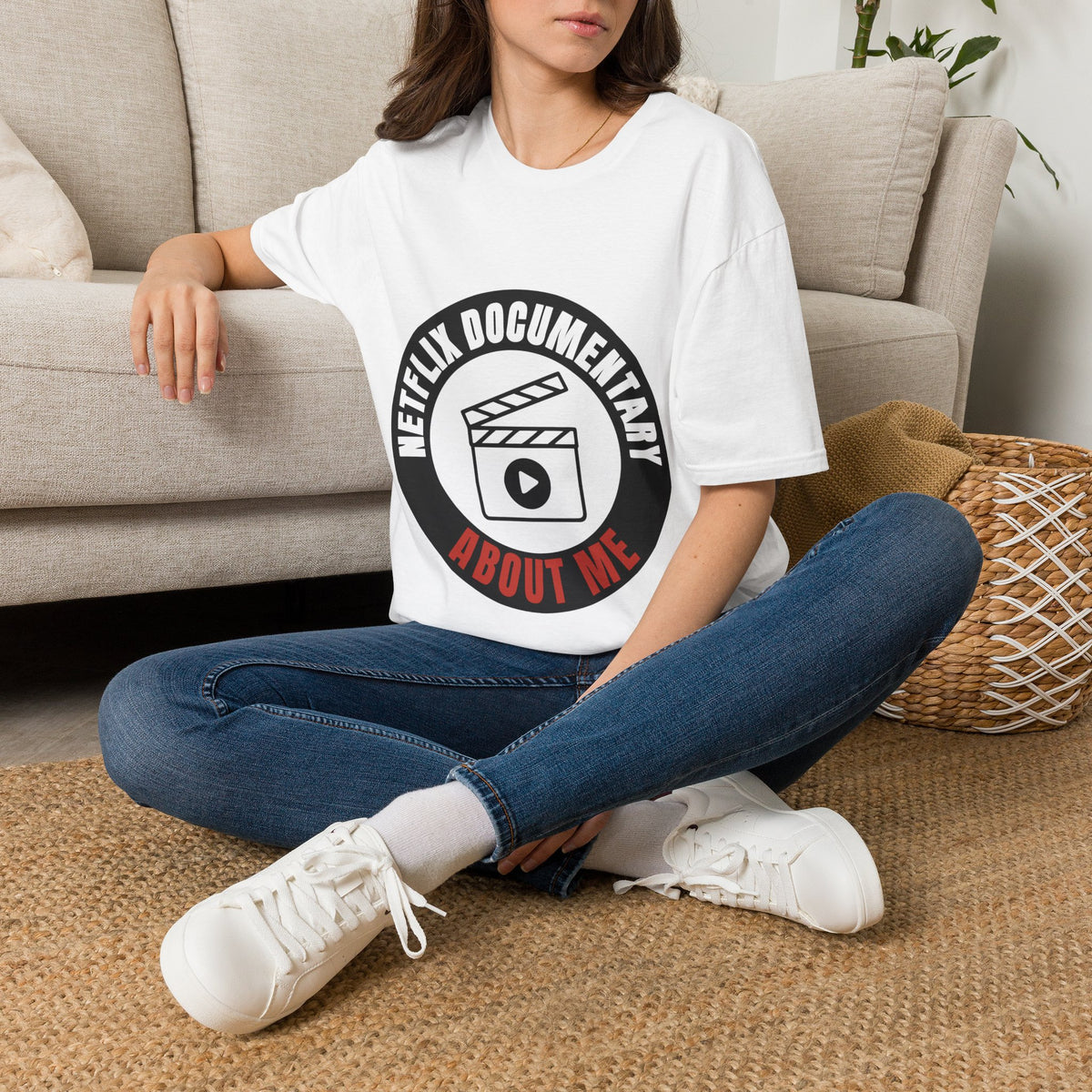 Netflix Documentary About Me Clapperboard T-Shirt - Retro Circle Logo Graphic Tee - Trending Now - September 2026