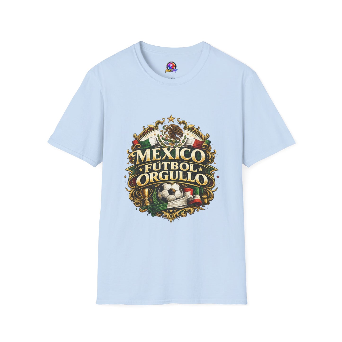 Mexico Fútbol Orgullo T-Shirt — Mexican Soccer Pride Graphic Tee