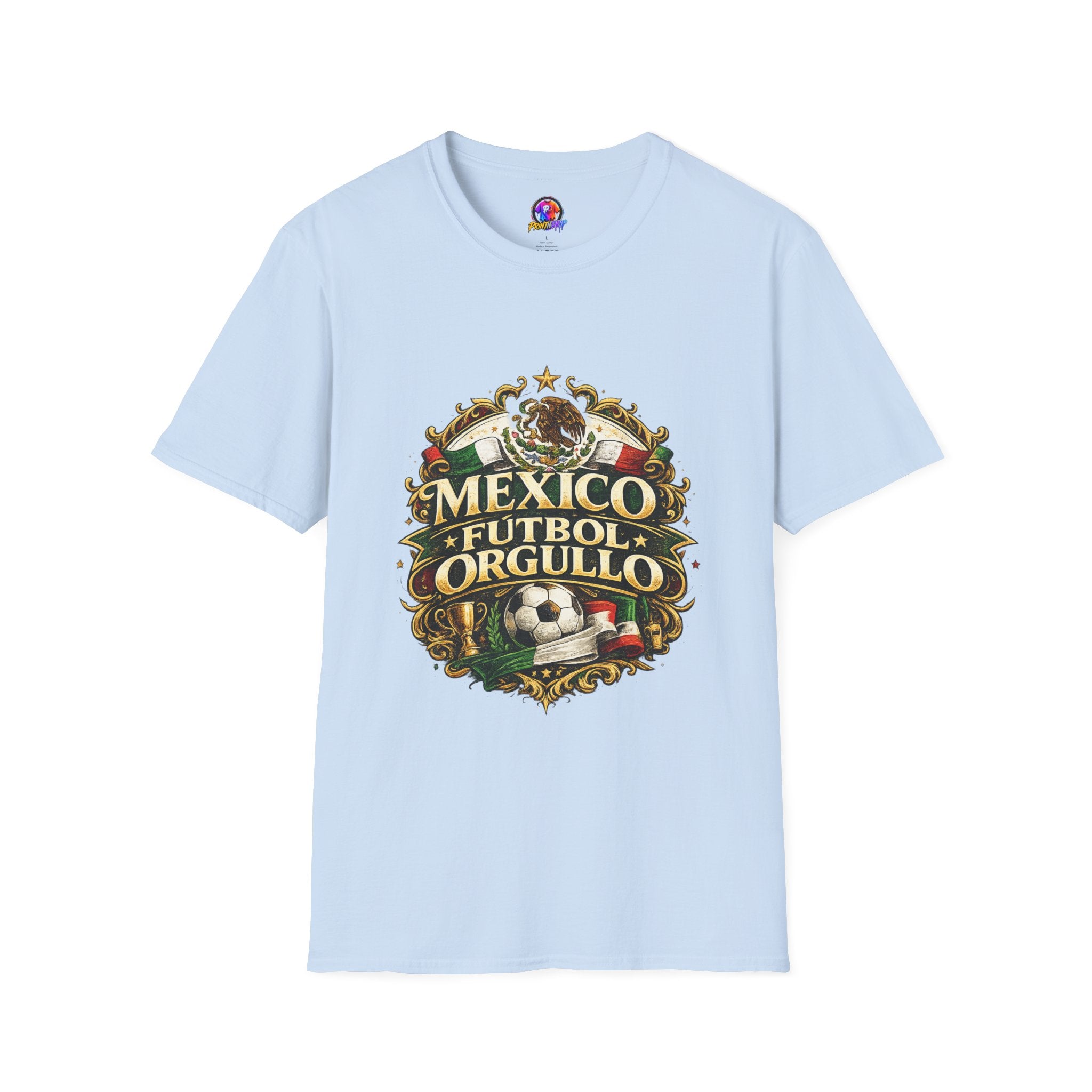 Mexico Fútbol Orgullo T-Shirt — Mexican Soccer Pride Graphic Tee