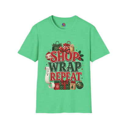 Christmas 'Shop Wrap Repeat' T-Shirt