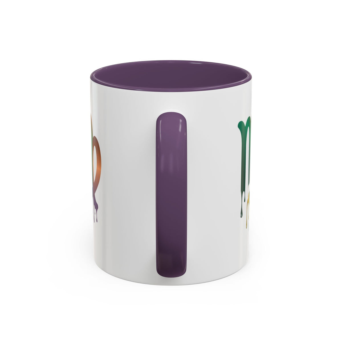 Virgo Zodiac Virgo Drip Accent Coffee Mug — Colorful Zodiac Astrology Gift