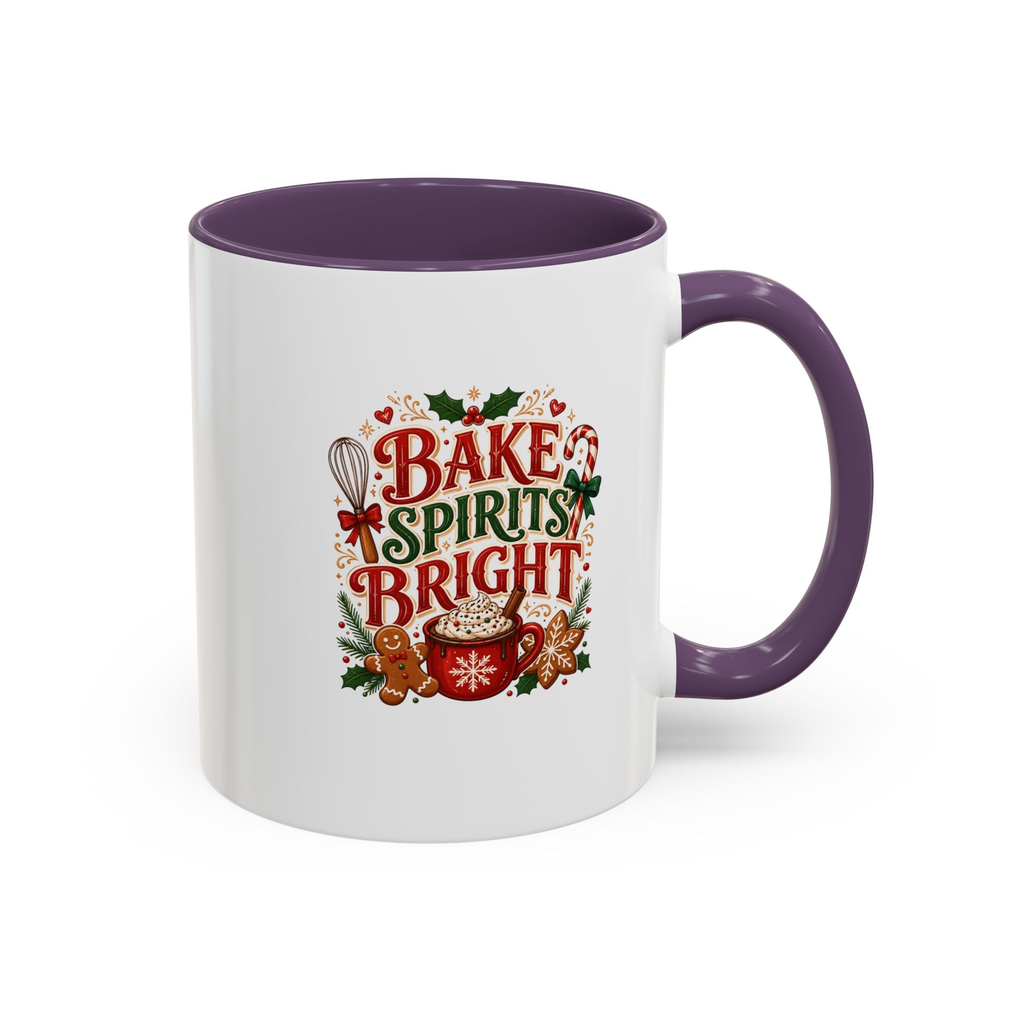 Bake Spirits Bright Coffee Mug — Christmas Baking Holiday Mug