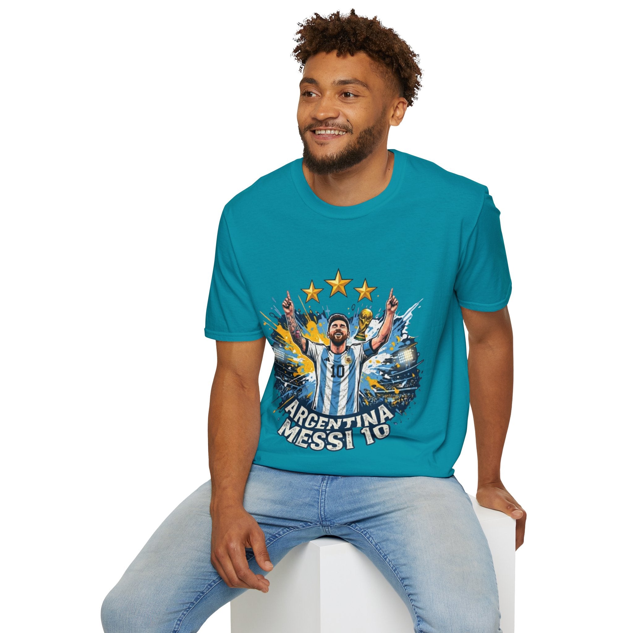 Argentina Messi Soccer T‑Shirt — World Cup Champion Fan Tee