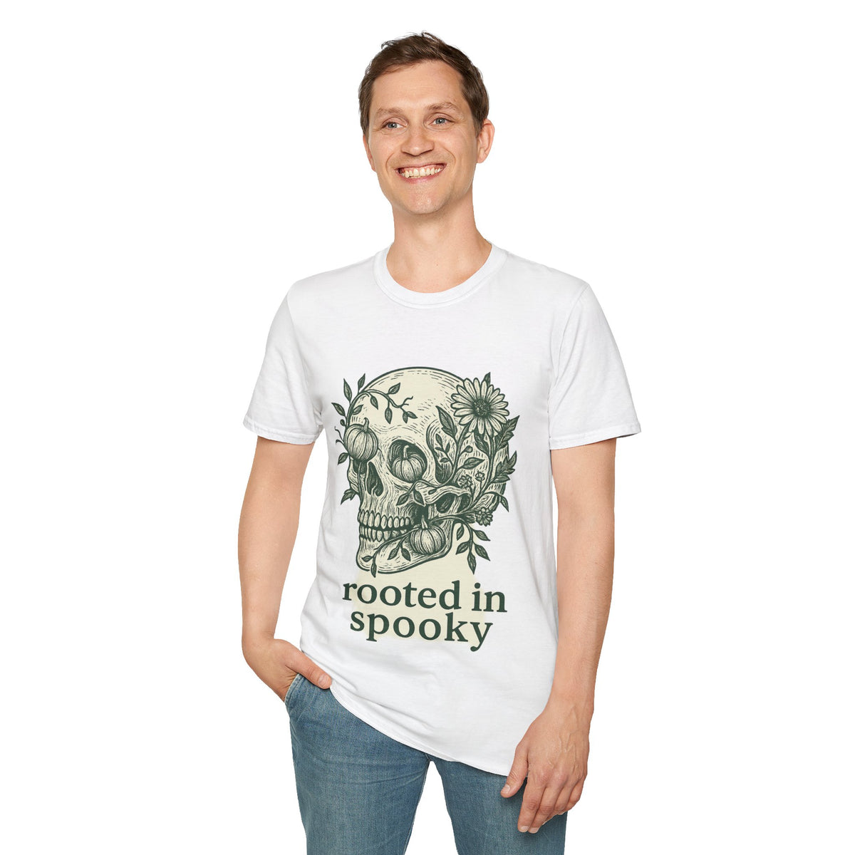 Floral Skull Tee — "Rooted" Botanical Skull Graphic T-Shirt - Trending Now - August 2026