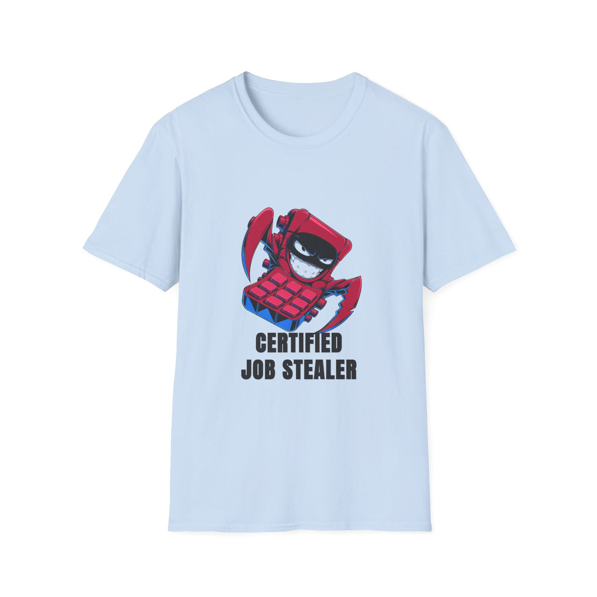 Certified Job Stealer T-Shirt — Funny Cartoon Ninja Heist Tee - Trending Now - August 2026