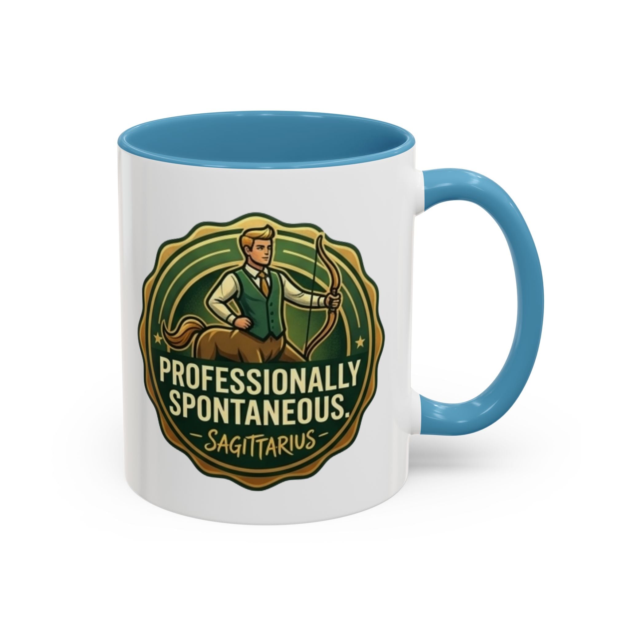 Sagittarius Coffee Mug - "Professionally Spontaneous" Zodiac Accent Mug