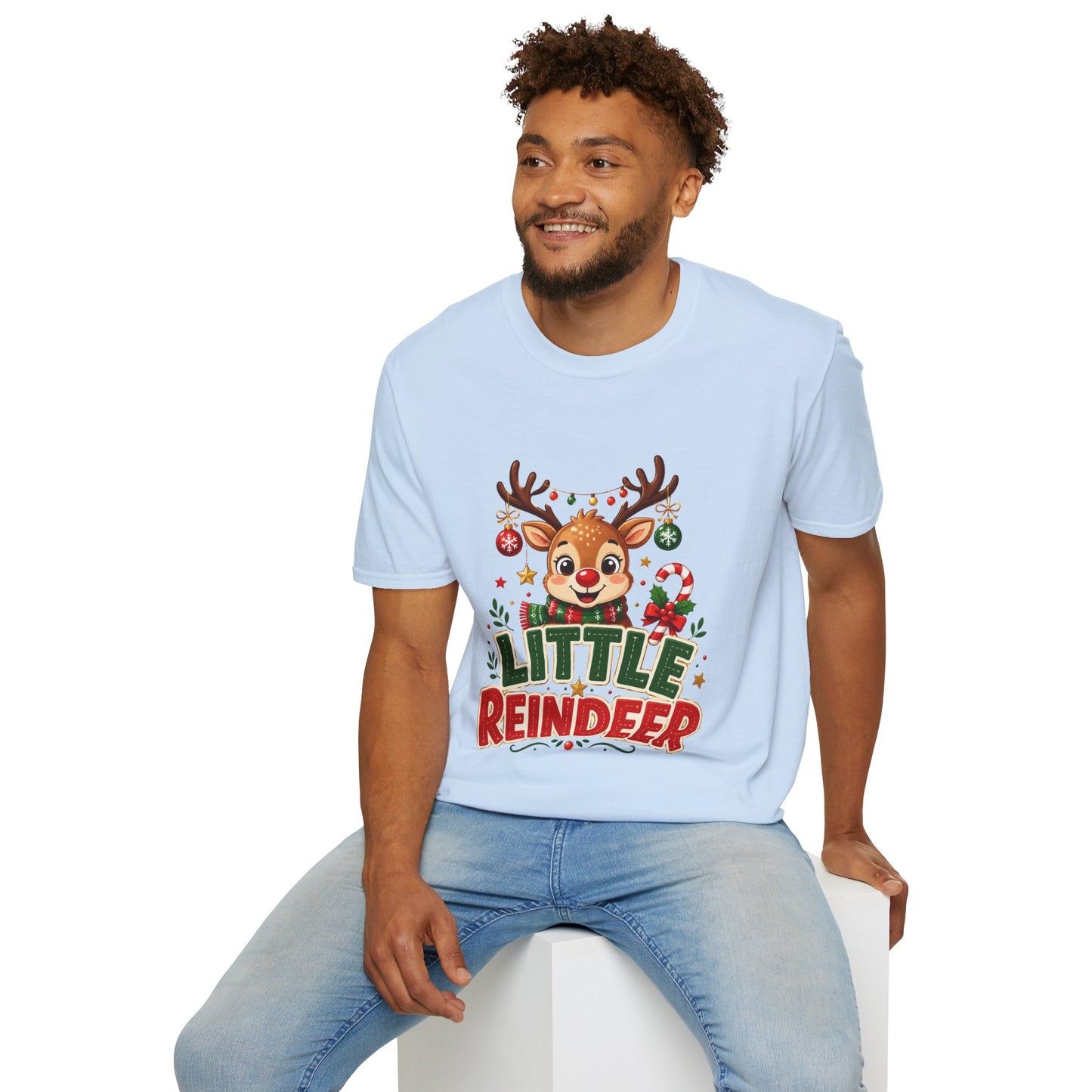 Little Reindeer T-Shirt — Cute Christmas Holiday Kids & Family Shirt