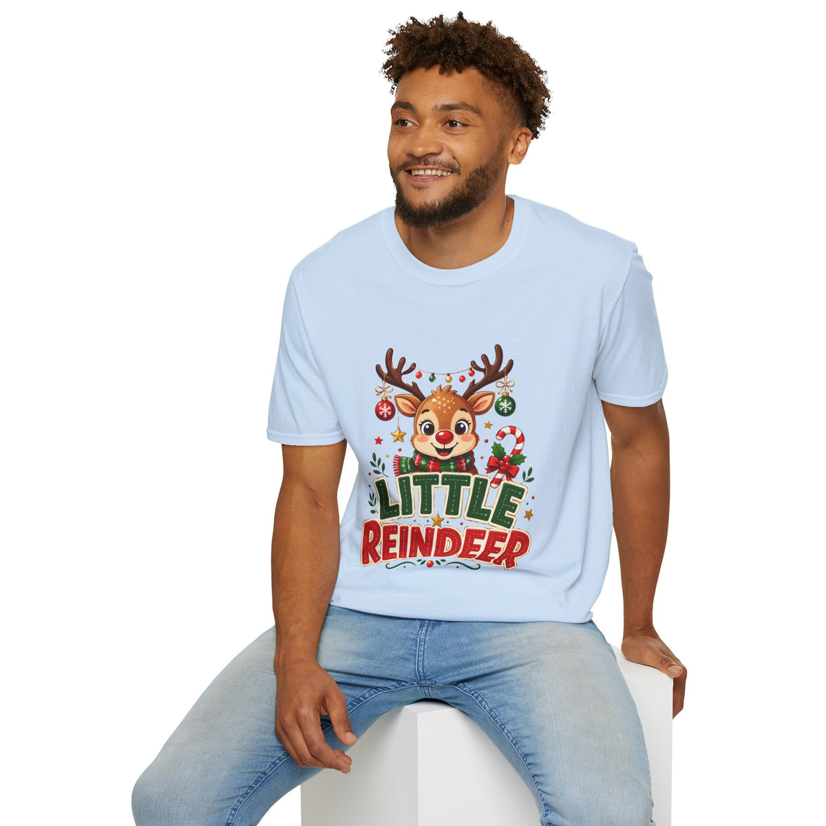 Little Reindeer T-Shirt — Cute Christmas Holiday Kids & Family Shirt