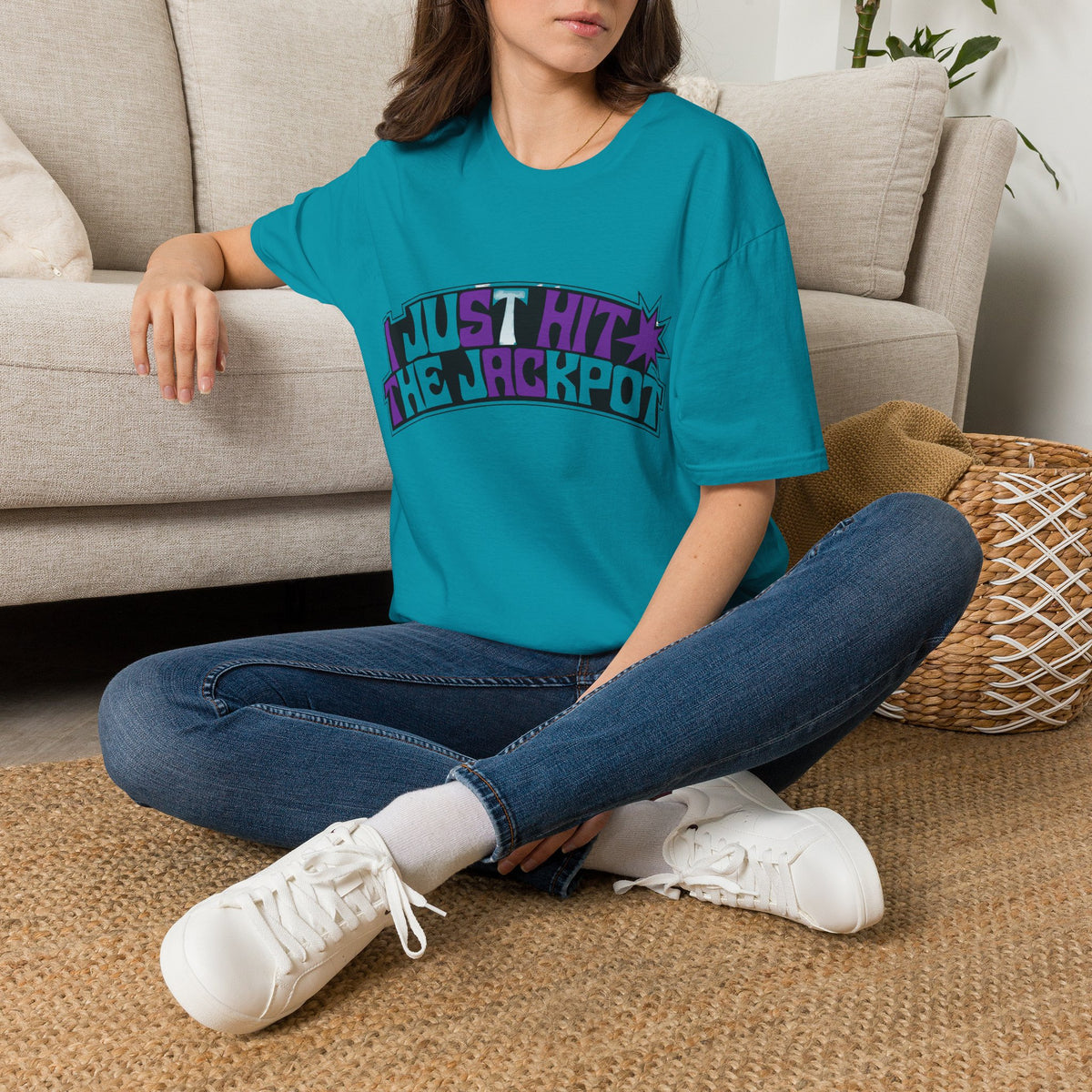 Just Hit the Jackpot T-Shirt — Retro Casino Graphic Tee - Trending Now - August 2026