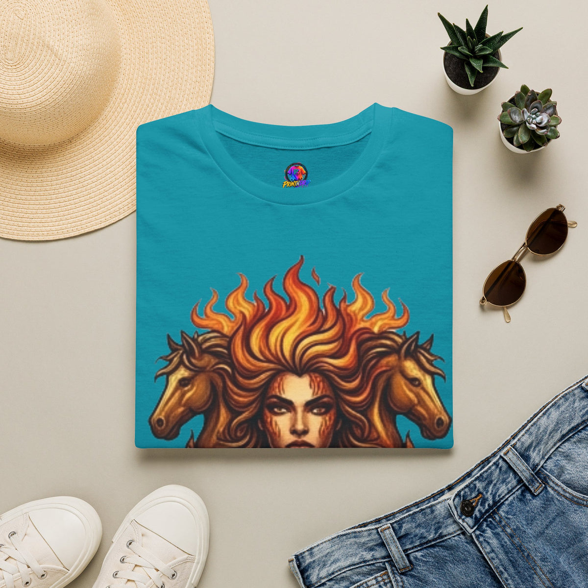 Sagittarius 'Untamed' Zodiac T-Shirt — Fiery Archer Astrology Tee