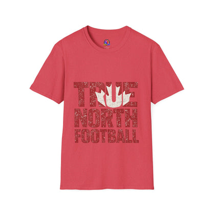 Canada True North Football T-Shirt — Vintage Canadian Leafs Sports Tee