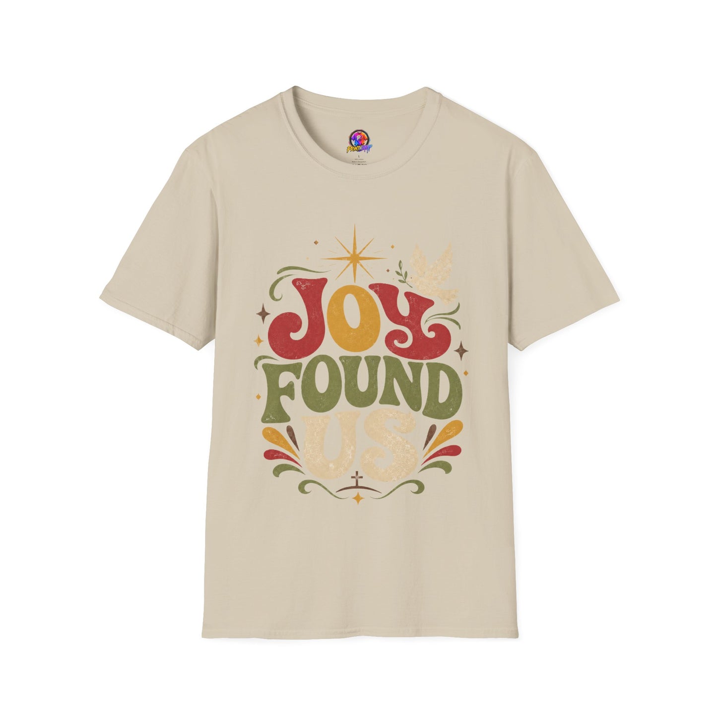 Joy Found Us T‑Shirt — Retro Christmas Holiday Graphic Tee