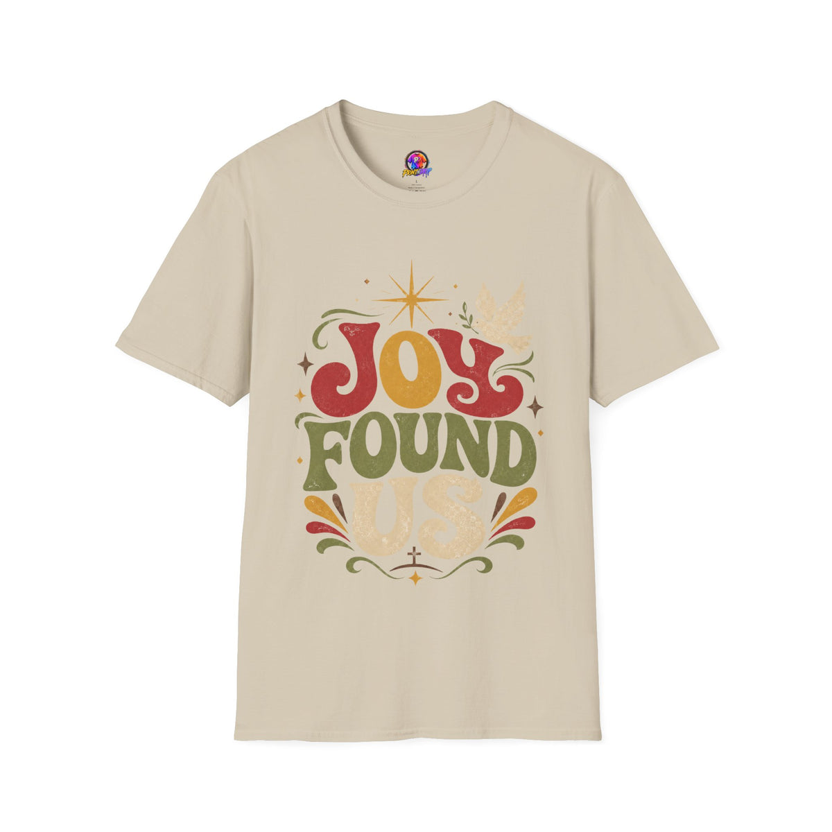 Joy Found Us T‑Shirt — Retro Christmas Holiday Graphic Tee