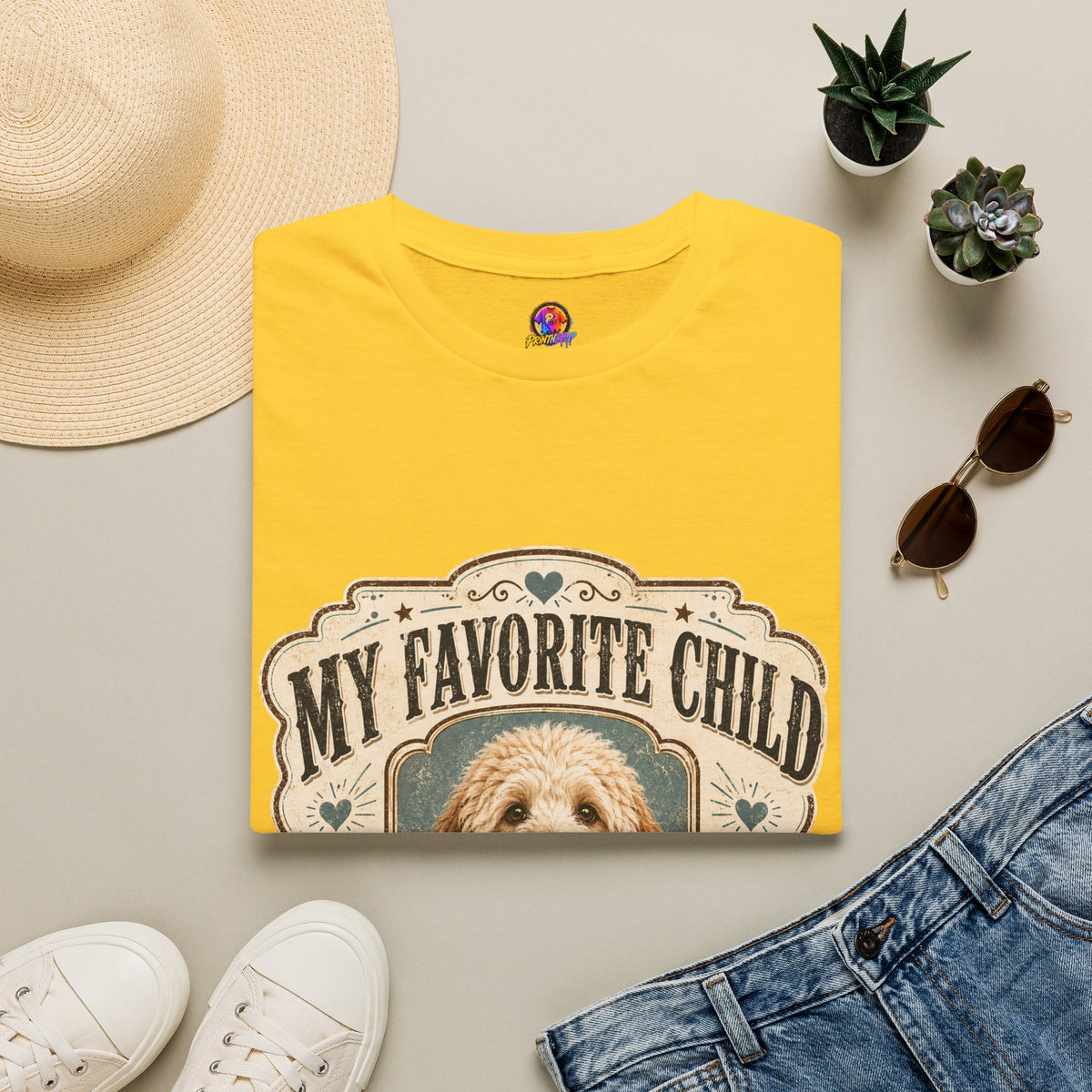 My Favorite Child Dog Mom T-Shirt — Cute Pet Lover Tee