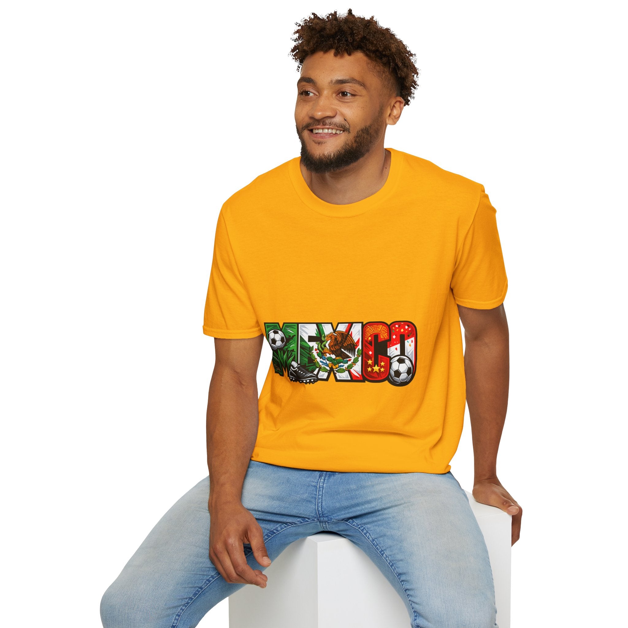 Mexico Soccer T-Shirt — Mexican Flag Football Pride Tee