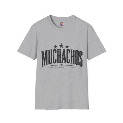 Muchachos Graphic T‑Shirt — Vintage Distressed Crew Tee - Argentina Song, slogan, favorite chant