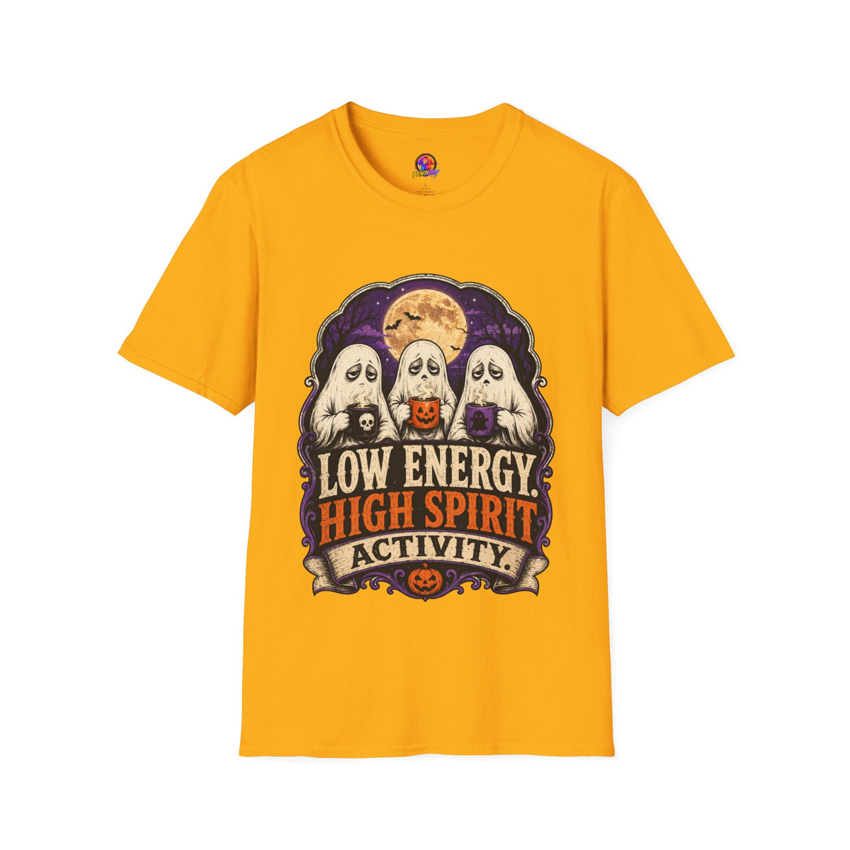 Halloween Low Energy High Spirit Unisex Softstyle T-Shirt