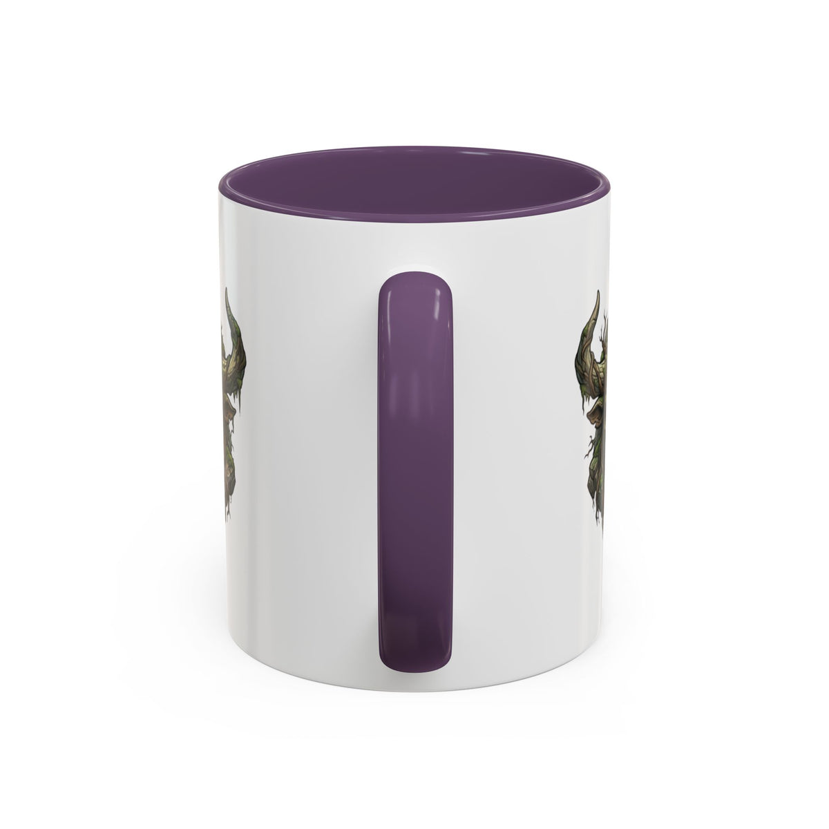Taurus Bull Nature Coffee Mug — Rustic Green Bull Head Accent Mug