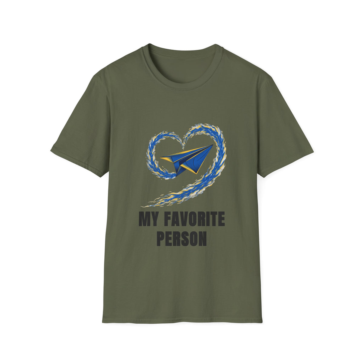 Paper Plane Heart T-Shirt — “My Favorite Person” Graphic Tee - Trending Now - August 2026