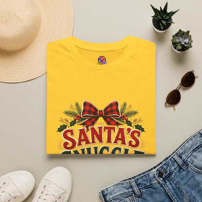 Santa's Snuggle Crew T-Shirt — Cute Christmas Holiday Tee