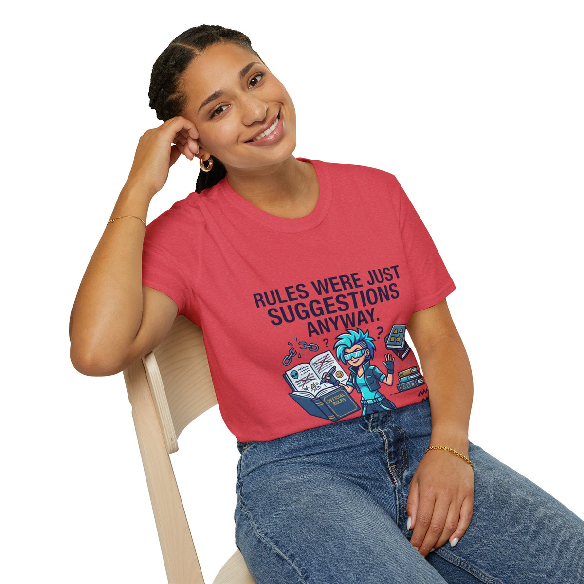Aquarius Zodiac T‑Shirt — "Rules Were Just Suggestions Anyway" Graphic Tee