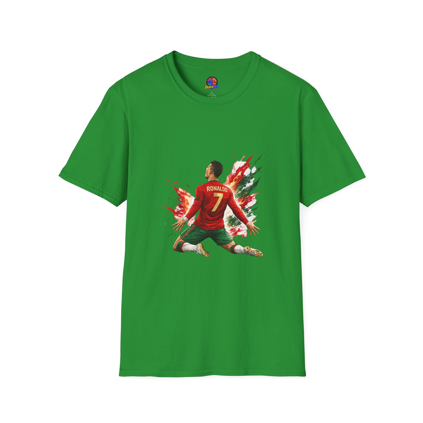 Portugal Soccer Player #7 Graphic T‑Shirt — Dynamic Portugal Fan Tee