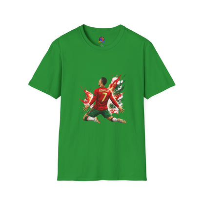 Portugal Soccer Player #7 Graphic T‑Shirt — Dynamic Portugal Fan Tee