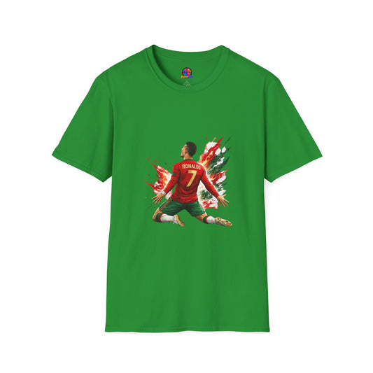 Portugal Soccer Player #7 Graphic T‑Shirt — Dynamic Portugal Fan Tee