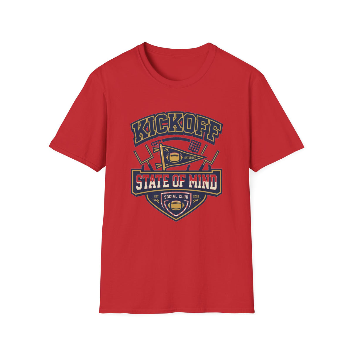 Kickoff Football Shield T‑Shirt — Game Day Vintage Style - Trending Now - August 2026