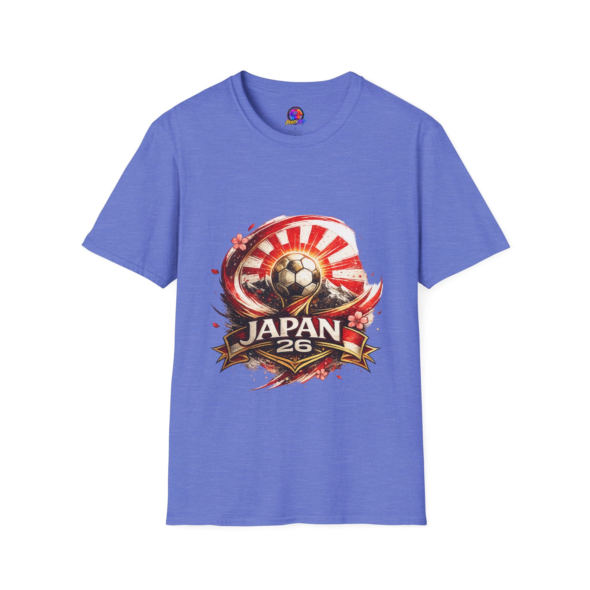 Japan Soccer T‑Shirt — Rising Sun Football Graphic